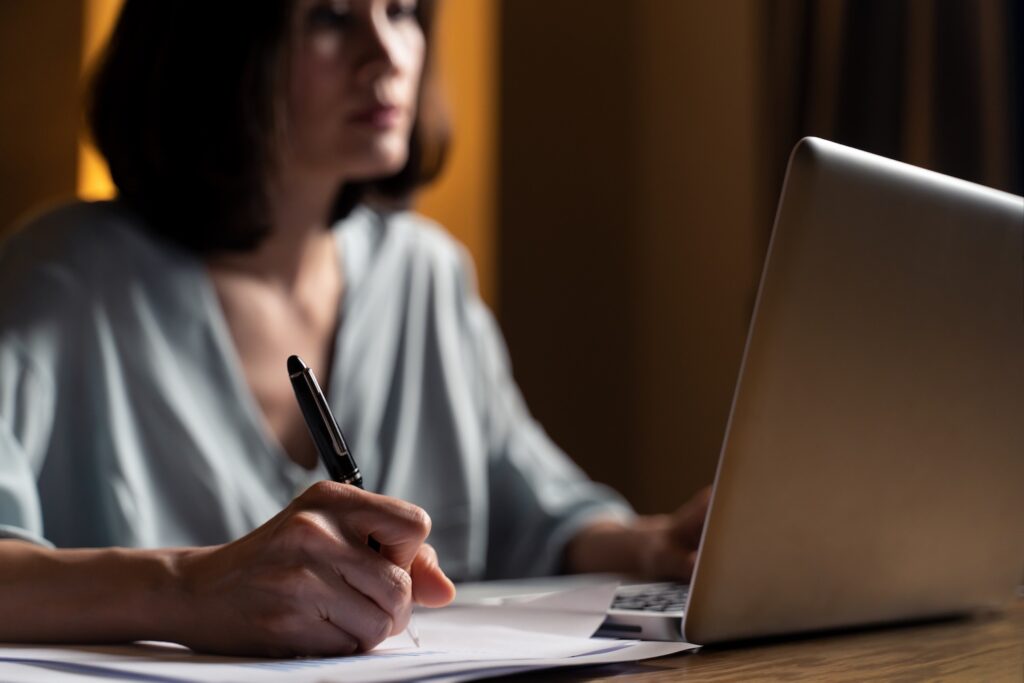 asian business woman does overtime working from ho 2025 03 25 18 54 39 utc